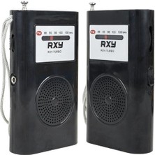 SiHako Roxy Rxy-Turbo Cep Tipi Mini Analog Fm Radyo