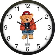 SHC4200 Emores 30 cm Gerçek Cam Sessiz Mekanizma Duvar Saati