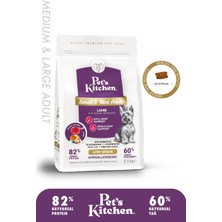 Pet's Kitchen Yetişkin Köpek Maması Küçük Irk Kuzu Etli 2,5 kg