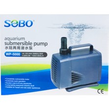 Sobo WP 5000 Hava Sump Motoru 60 Watt Güçlü Tatlı ve Tuzlu Su Akvaryumları için Uygun