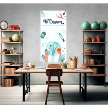 Deko Gonya 14 Mart Tıp Bayramı Temalı Fotoğraf Panosu Branda 100X200