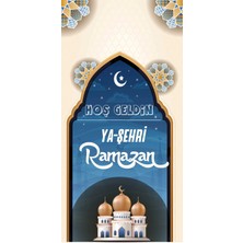 Deko Gonya Hoş Geldin Ya-Şehri Ramazan Temalı Fotoğraf Panosu Branda 100X200