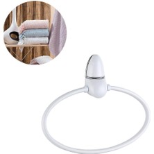 Çetiner Group® Oval Yuvarlak Halka Havluluk Dekoratif El Havlusu Tutacağı Askısı