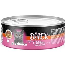 SHC4200 Prochoice Döner Chicken, Sos Içinde Tavuk Etli Tam &amp; Dengeli Yavru Kedi Maması 70 gr x 12 Adet