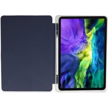 Ipad Pro 11 (2024) Kılıf Kalemlikli Mars Tablet Kılıfı - Lacivert