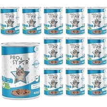 SHC4200 Prostar Yetişkin Kedi Balıklı Pate 400 gr x 12 Adet