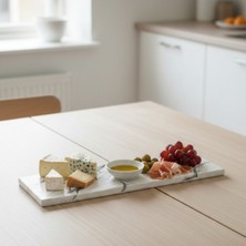 Külsan 17024.CWM - Marble Taş Efektli Sunum Pano 53X16,5 Cm, Thermoset Melamin