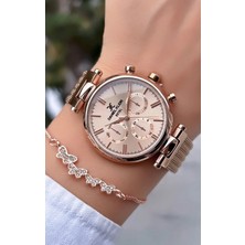 Daniel Klein Orijinal Çelik Hasır Kordon Kadın Kol Saati 3 Atm Su Geçirmezlik Rose Renk Bileklik Hediyeli DK93485