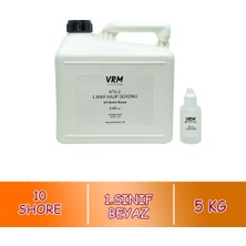 VRM Vernikrecinemarketi Rtv-2 Kalıp Silikonu 1.Sınıf (Beyaz - 10 Shore) - 5 kg