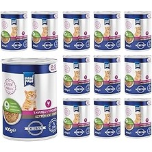 SHC4200 Pawpaw Yavru Kedi Tavuklu ve Jöleli Konserve Mama 400 gr x 12 Adet