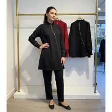 Invee Vektör Tunik Fermuar Detayli 7218