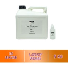 VRM Vernikrecinemarketi Rtv-2 Kalıp Silikonu 1.Sınıf (Pembe - 10 Shore) - 5 kg