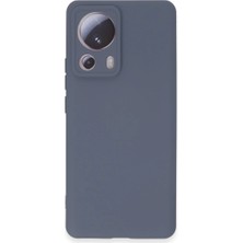 Xiaomi Mi 13 Lite Kılıf Nano Içi Kadife Silikon - Gri
