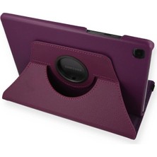 Samsung Galaxy T500 Tab A7 10.4 Kılıf 360 Tablet Deri Kılıf - Mürdüm