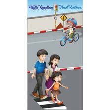 Deko Gonya 3-9 Mayıs Trafik Kuralları Hayat Kurtarır Temalı Fotoğraf Panosu Branda 100X200