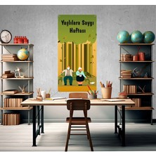 Deko Gonya Yaşlılara Saygı Haftası Temalıfotoğraf Panosu Branda 100X200