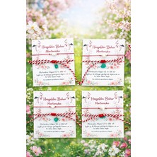 Fynbos 2'li Marteniçka Bileklik Seti – Inci ve Turkuaz Taşlı, El Yapımı Bahar Bilekliği, Şans ve Dilek Bilekliği