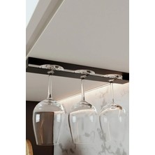 Grandmix Metal Kadeh Askısı Dolap Altı Şarap Bardağı Düzenleyici 33 cm