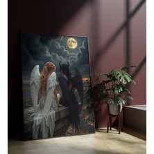 3D Kanvas Tablo - Yüksek Kalite - Kalın Çıta