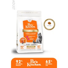 Pet's Kitchen Yetişkin Kedi Maması Hindi ve Tavuklu 1,5 kg