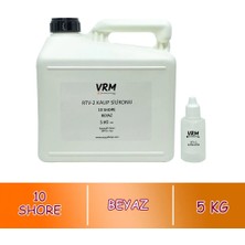 VRM Vernikrecinemarketi Rtv-2 Beyaz Kalıp Silikonu (10 Shore) 5 kg
