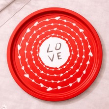 Sarkap Home Love Metal Tepsi