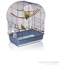 İmac Imac Andorra Bombeli Kuş Kafesi Morcivert 61x38x76cm