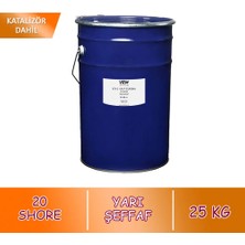 VRM Vernikrecinemarketi Rtv-2 Yarı Şeffaf - Kalıp Silikonu (20 Shore) 25 kg