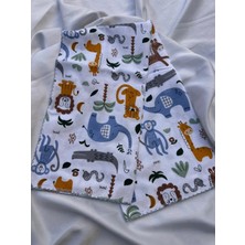 bebexy Renkli Hayvan Desenli Pazen Battaniye