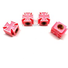 Kare Artı Lüx Sibop Kapağı Pembe Beyaz Nemere