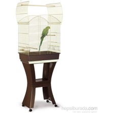 İmac Imac Calla Ayaklı Papağan Kafesi Kahve/gold 65,5x43x76/148,5cm
