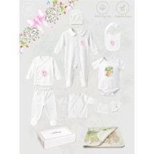 Lil Bug %100 Pamuk 10'lu Yenidoğan Seti - Büyülü Bahçe Kirpi Ailesi