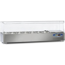 Dampak Soğutmalı Set Üstü Salad Bar 7 Küvet 150 x 35 x 40 (Cm)