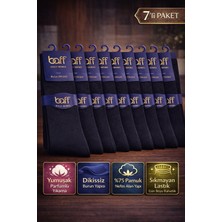 Baff Gold Pamuk 7'li Siyah Erkek Çorap