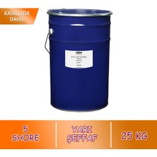 VRM Vernikrecinemarketi Rtv-2 Yarı Şeffaf - Ekstra Yumuşak Kalıp Silikonu  -  25 kg