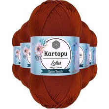 5 Adet Lotus Bikini Büstiyer Bluz Örgü Ipi  K834 Taba Nemere