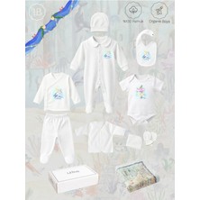 Lil Bug %100 Pamuk 10'lu Yenidoğan Seti - Atlantis Yunus ve Oyun Arkadaşları