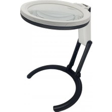 2X5X120MM   10 Ledli  Masaüstü Büyüteç