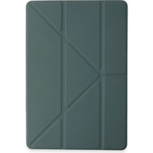 Huawei Honor Pad 9 Kılıf Kalemlikli Mars Tablet Kılıfı - Koyu Yeşil