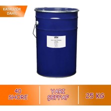 VRM Vernikrecinemarketi Rtv-2 Yarı Şeffaf - Sert Kalıp Silikonu (40 Shore) 25 kg