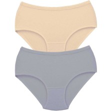 2 Adet Tutku Kadın Yüksek Bel Bato Kalın Lastik Külot S8 Nemere