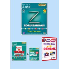 Tonguç Akademi 5. Sınıf Zoru Bankası Tüm Dersler + 2. Dönem Yazılı Notları ve Denemeleri + Bursluluk Deneme Sınavı