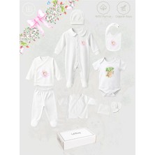 Lil Bug %100 Pamuk 9'lu Yenidoğan Seti - Büyülü Bahçe Kirpi Ailesi