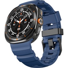 Nextron Samsung Galaxy Watch 7 Ultra 47MM Uyumlu Yüksek Kalite Ayarlanabilir Yumuşak Spor Silikon Kordon