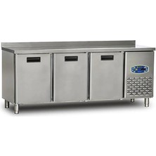 Dampak 3 Kapılı Cam Tezgah Tipi Buzdolabı 455 Litre 200 x 70 x 85 (Cm)