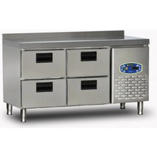 Dampak Tezgah Tipi 4 Çekmeceli Buzdolabı 108 Litre 304 Çelik