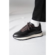 Faruk Balkanas Venüs Model Hakiki Natural Deri Silikon Taban Sneakers Ayakkabı