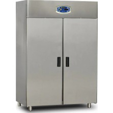 Dampak Iki Kapılı Dik Tip Derin Dondurucu 1330 Litre 304 Çelik