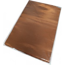 Equry Equipment Oluklu Çikolata Ambalaj Folyosu 50X35 cm Turuncu | 1 Paket - 1 kg