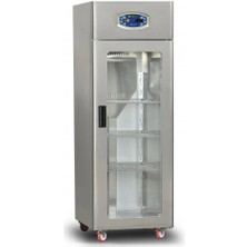Dampak Tek Cam Kapılı Dik Tip Buzdolabı 600 Litre 304 Çelik